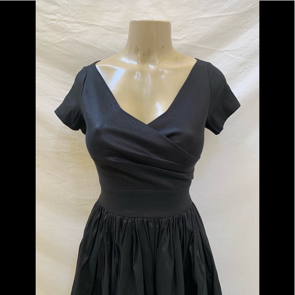 NWT Pinup Couture Size Small Black Short Sleeve Fit & Flare Dress - Picture 3 of 11